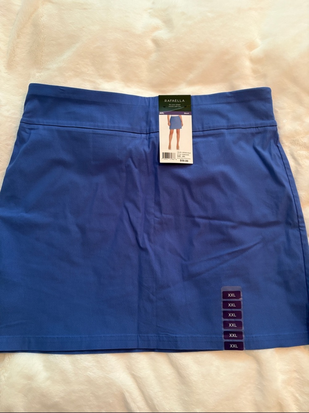 NWT Rafaella Cobalt Blue Stretch Mini Skirt